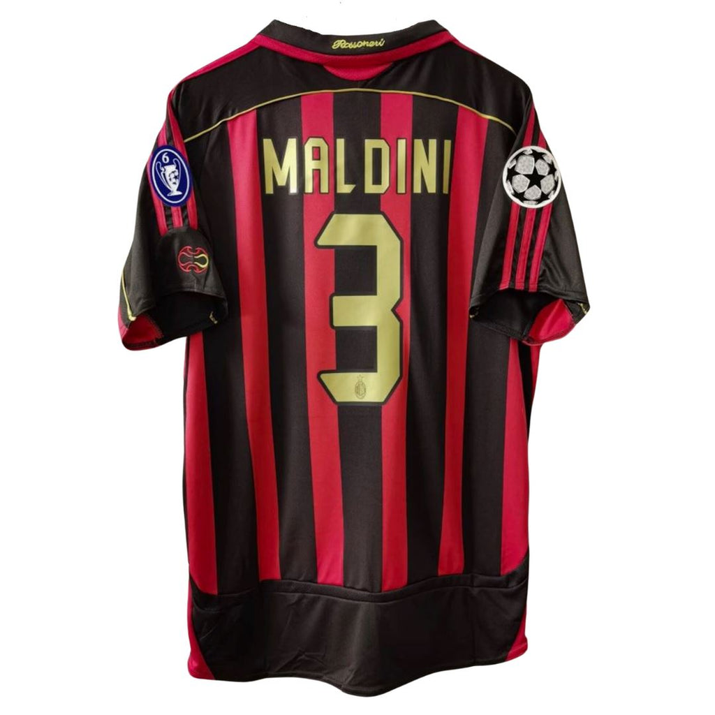 AC Milan 06/07 Champions League Final Home Jersey S/ Sleeve