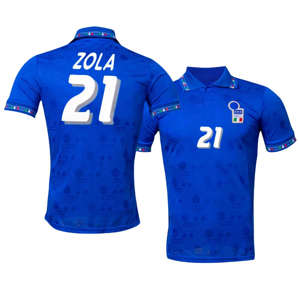 1994/95 Italy Home Jersey Zola #21