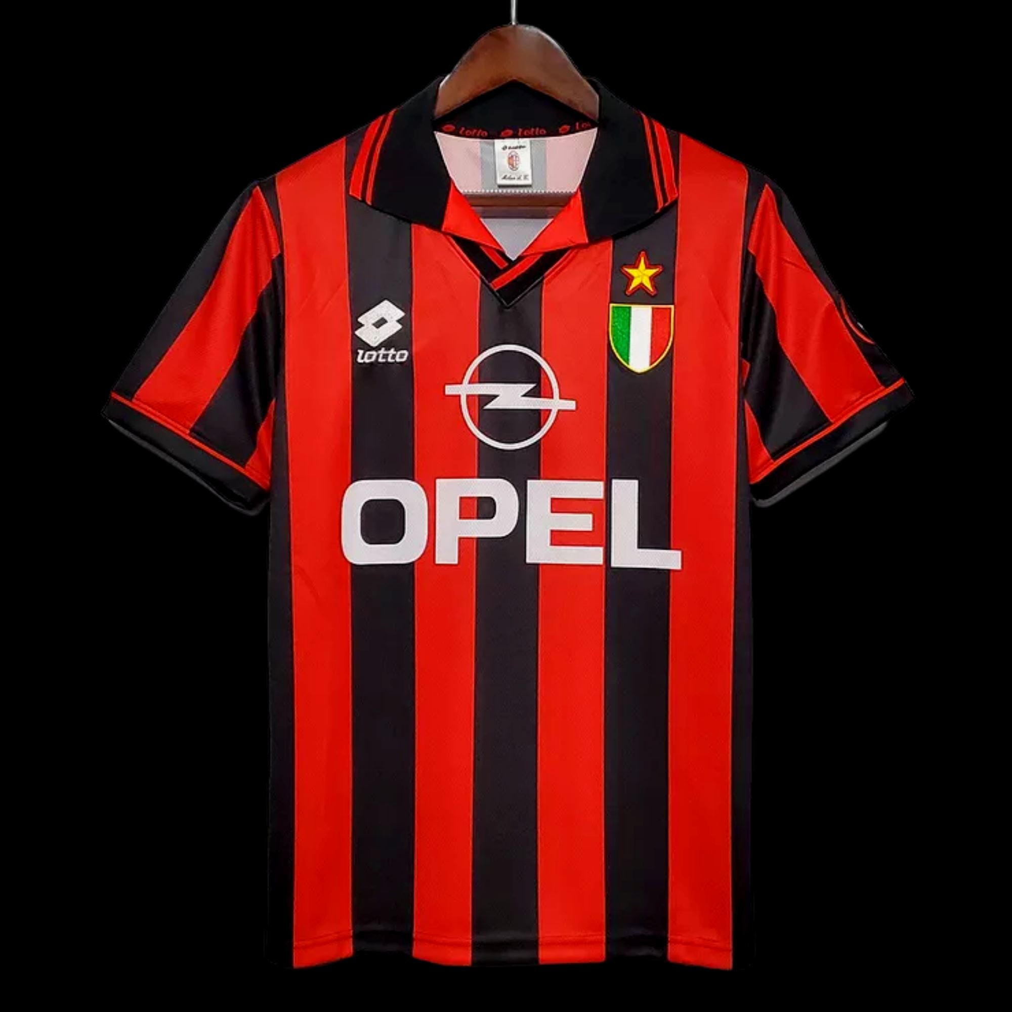1996/97 AC Milan Home Jersey - Baggio 18