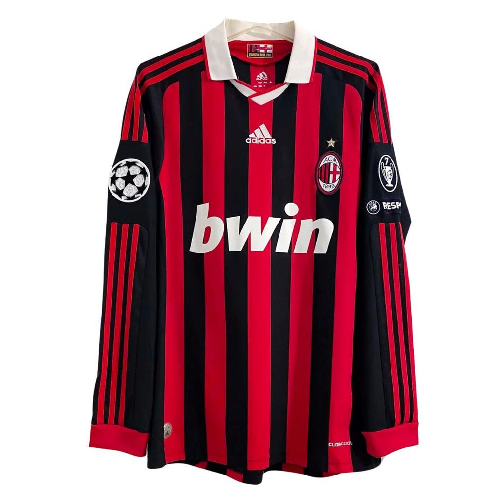 2009/10 AC Milan Home Jersey Long Sleeve