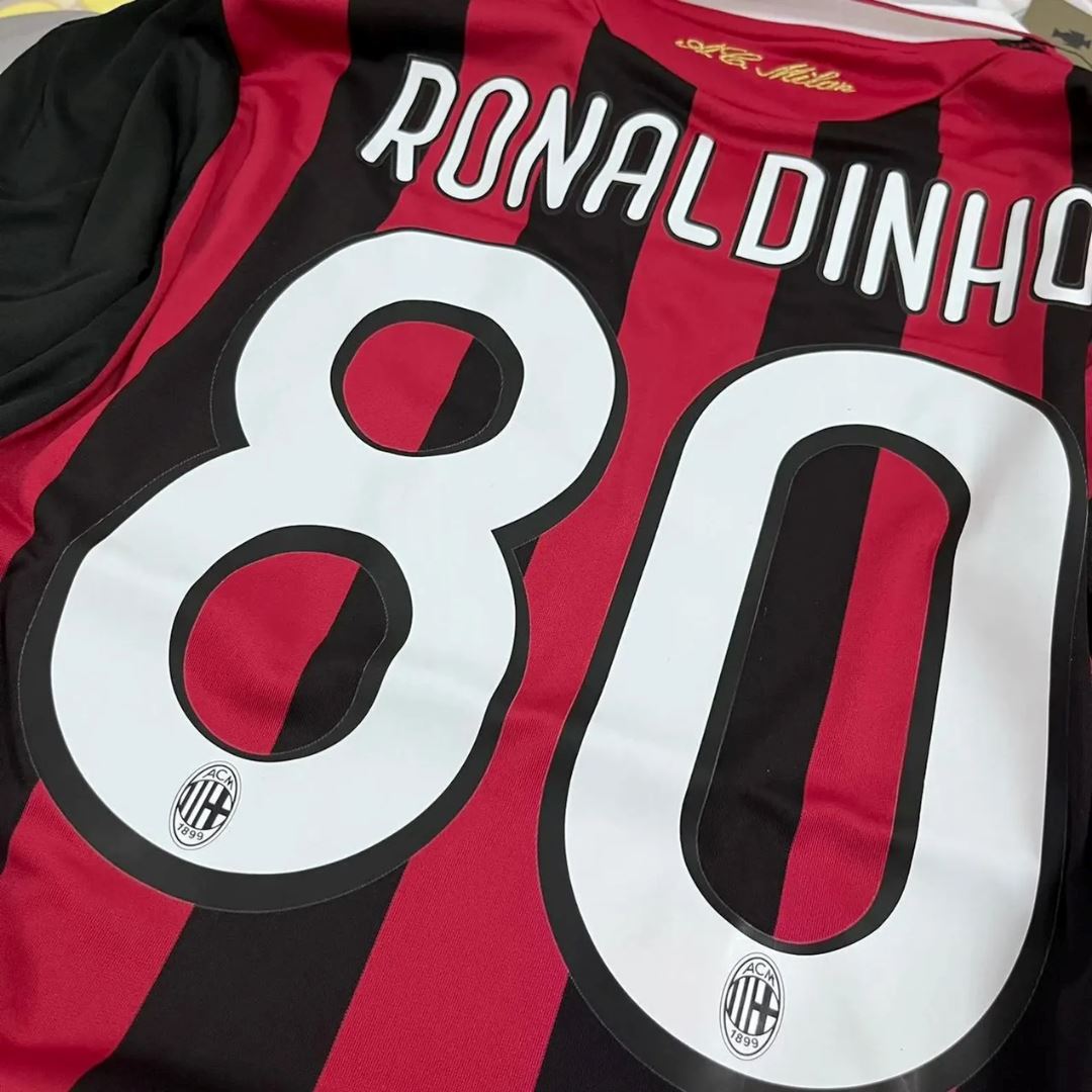 2009/10 AC Milan Home Jersey Long Sleeve