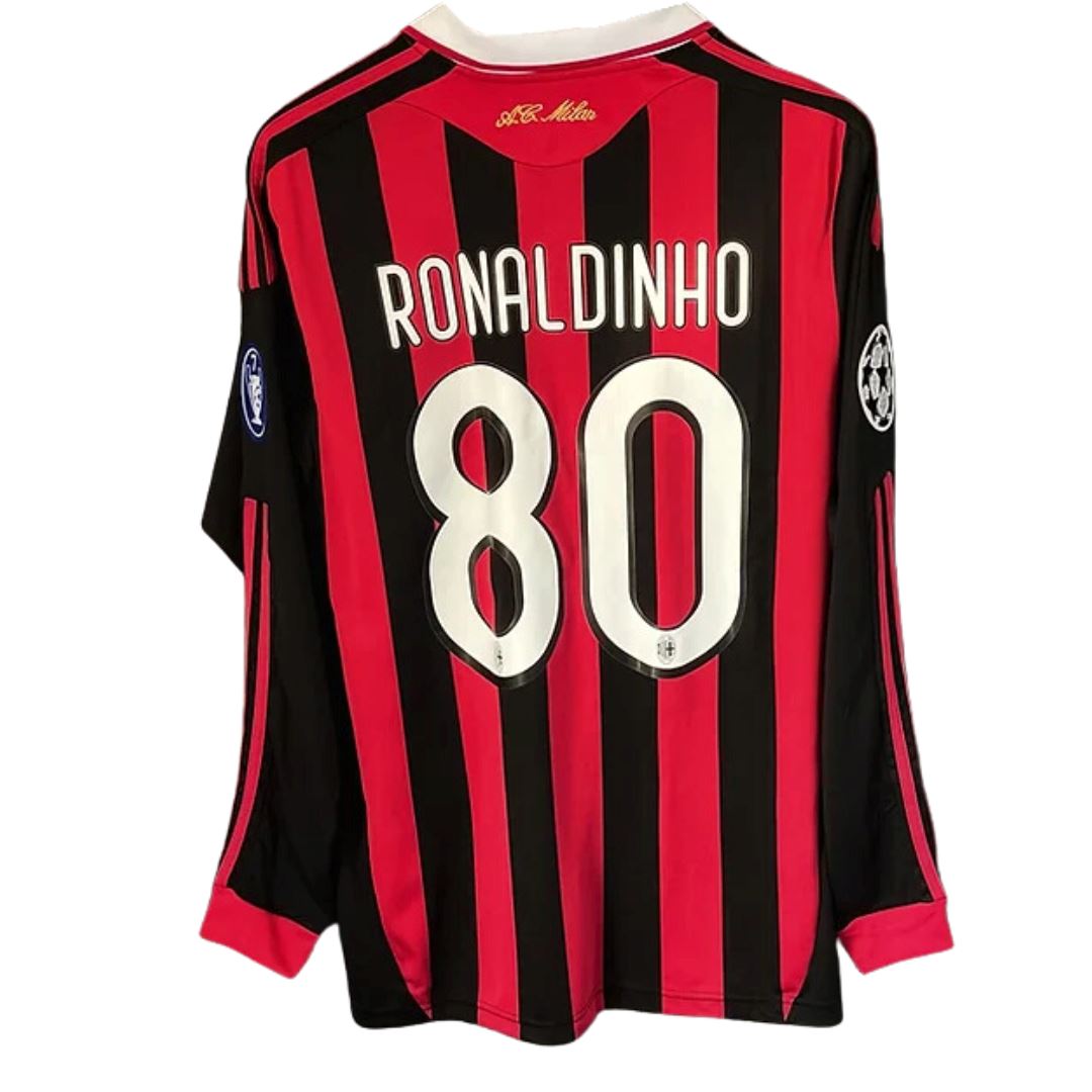 2009/10 AC Milan Home Jersey Long Sleeve