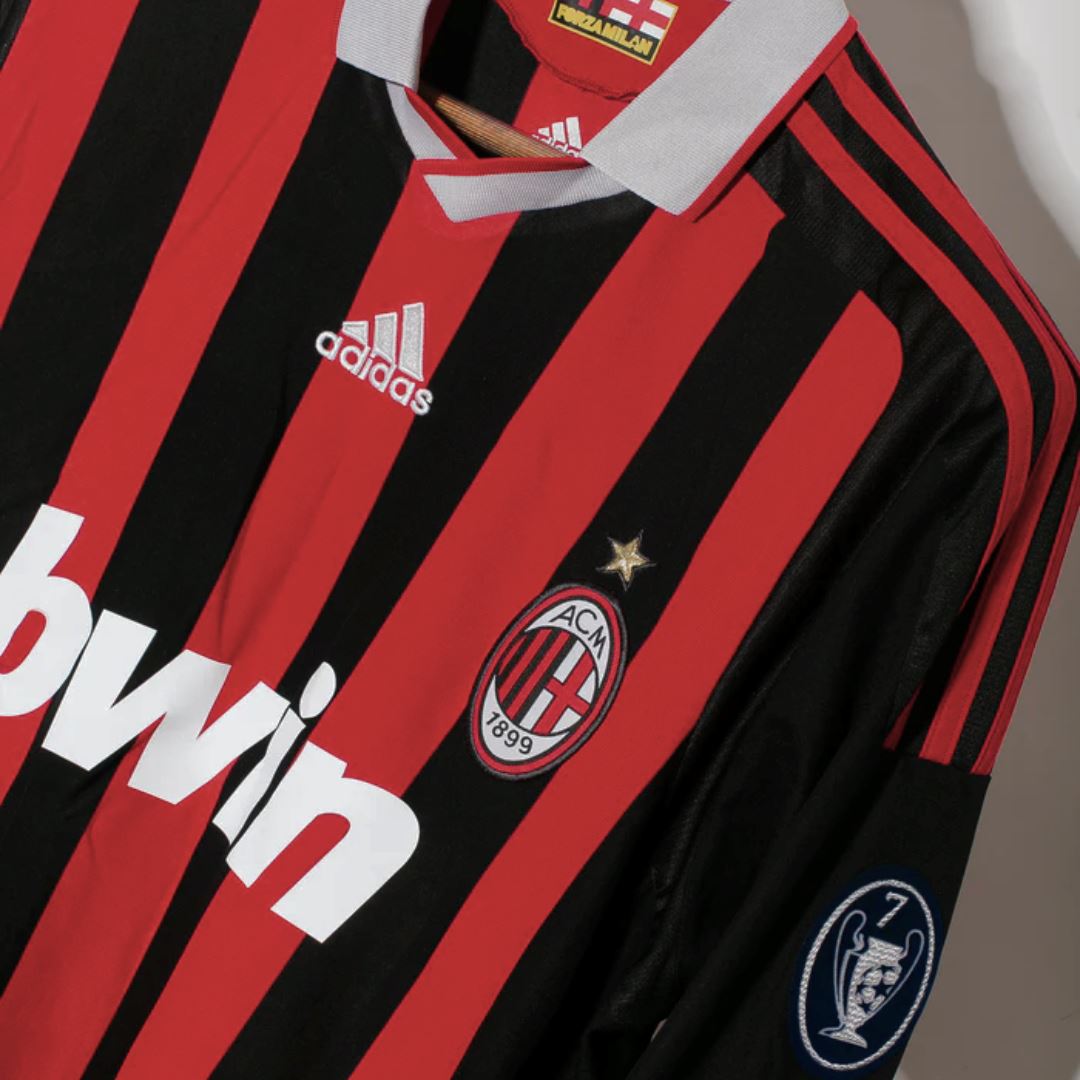 2009/10 AC Milan Home Jersey Long Sleeve