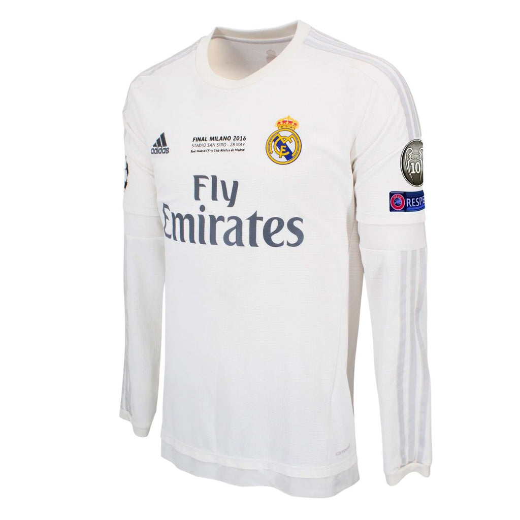 2016 Real Madrid Home Shirt UCL Final L/Sleeve Ronaldo 7