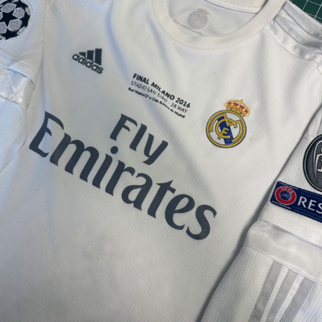 2016 Real Madrid Home Shirt UCL Final L/Sleeve Ronaldo 7