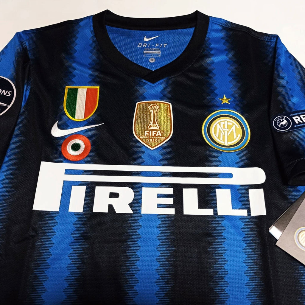 2010/11 Inter Milan Home Jersey with full patches