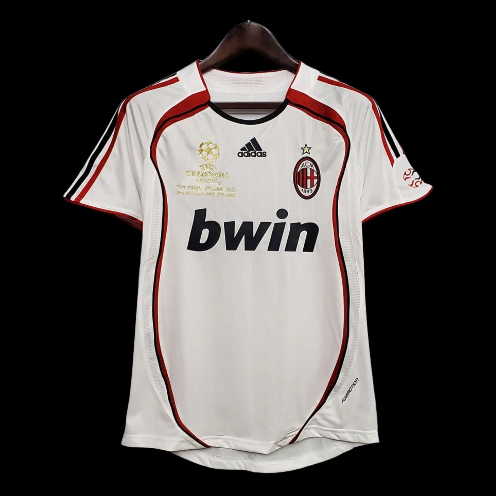 AC Milan 2006/07 UEFA Champions League Final Jersey S/ Sleeve