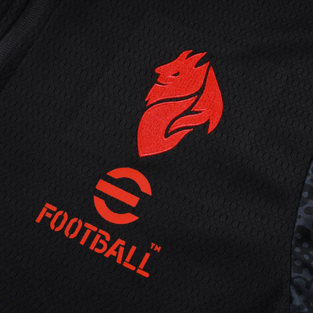 AC Milan 2025/26 Black Training Tracksuit