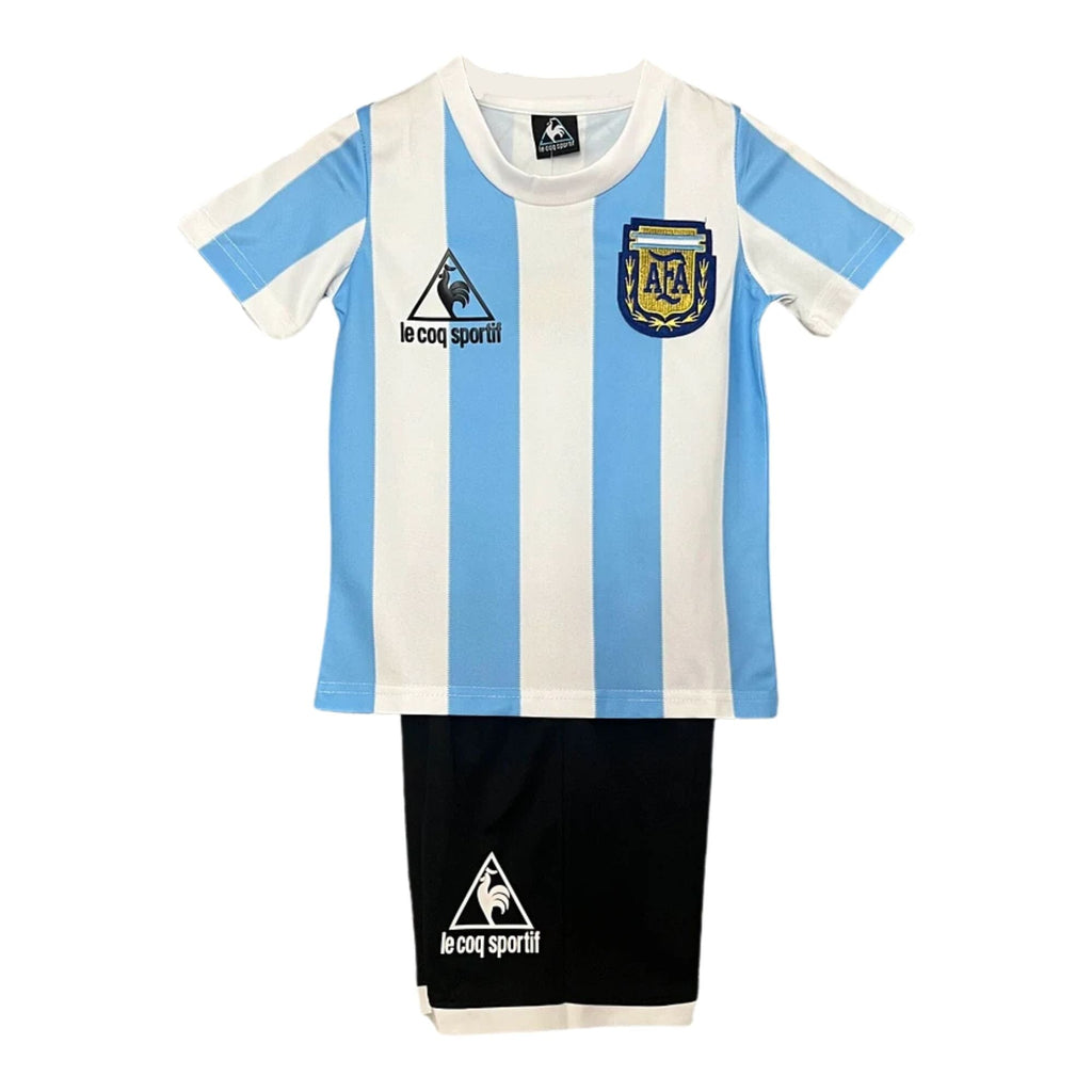 ARGENTINA 1986 HOME JERSEY KIDS RETRO EDITION