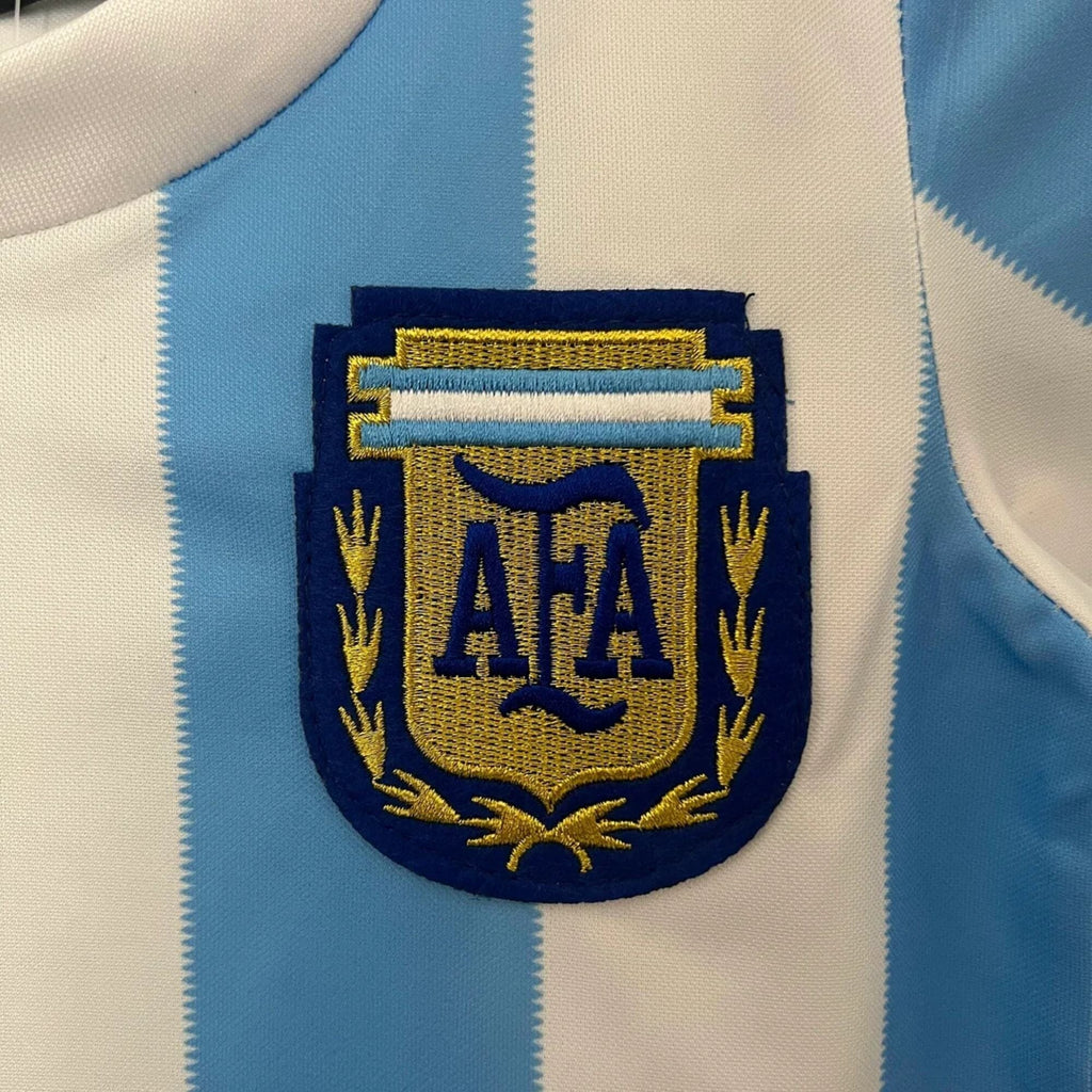 ARGENTINA 1986 HOME JERSEY KIDS RETRO EDITION