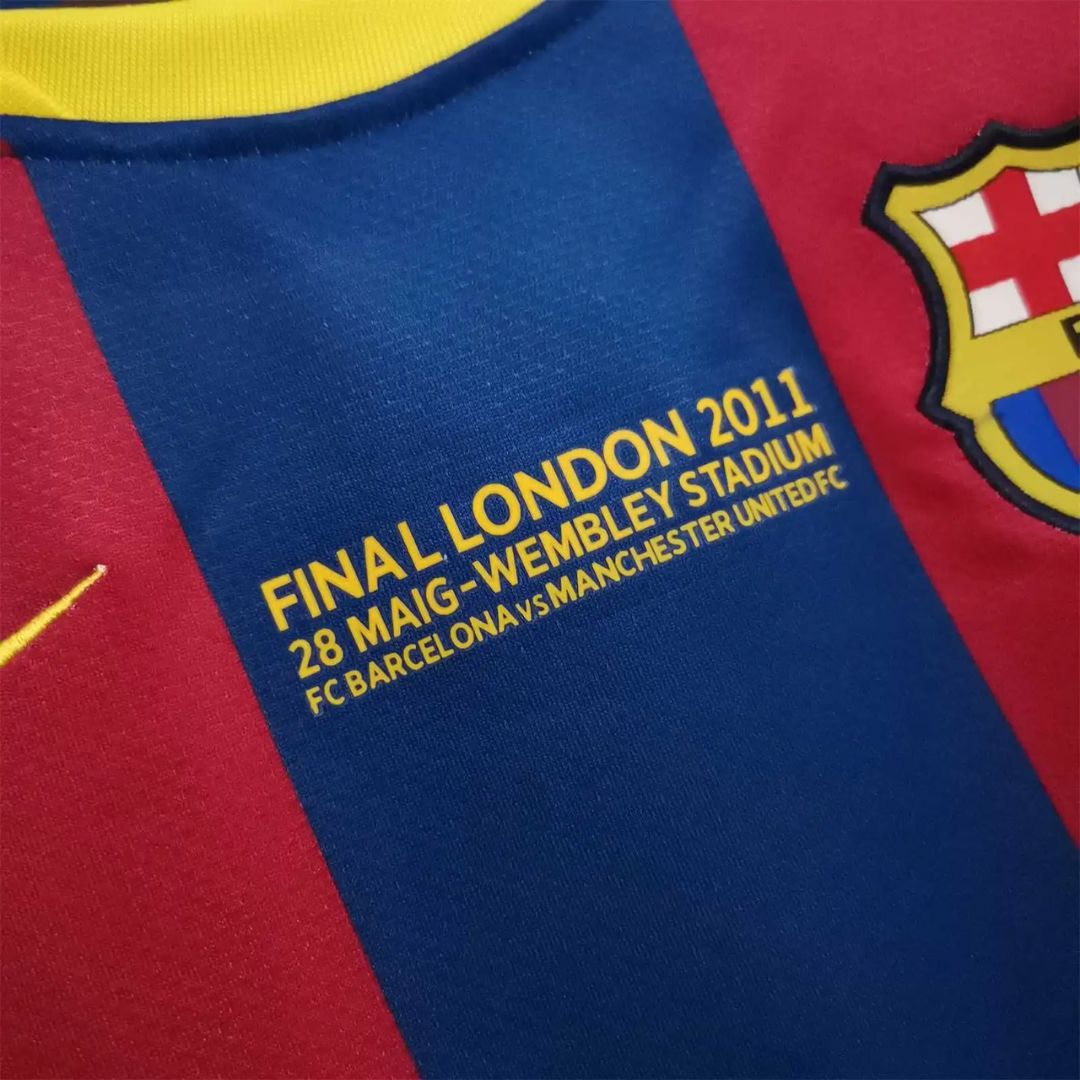 Barcelona FC 2010/11 Champions League Final Jersey Messi 10