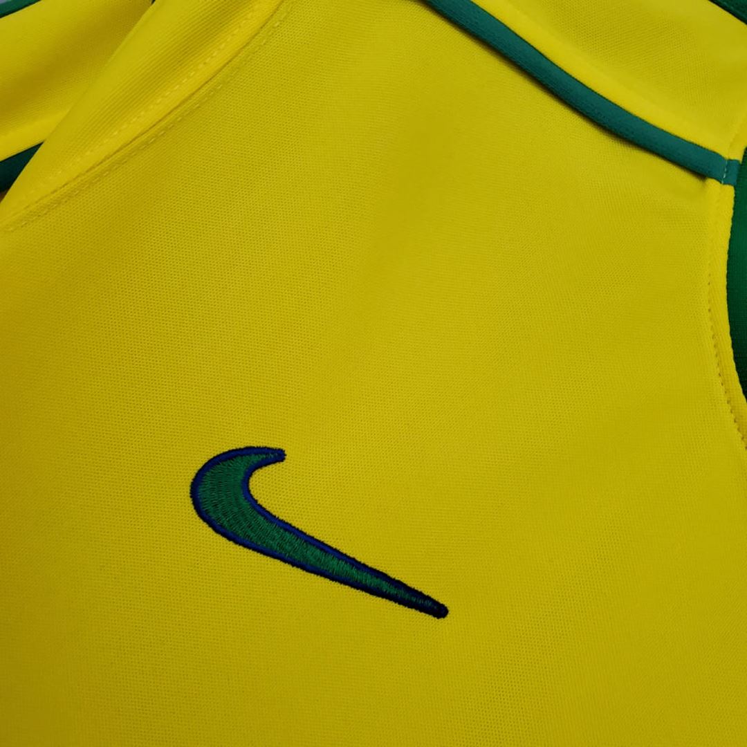 1998 Brazil Home Jersey Ronaldo 9