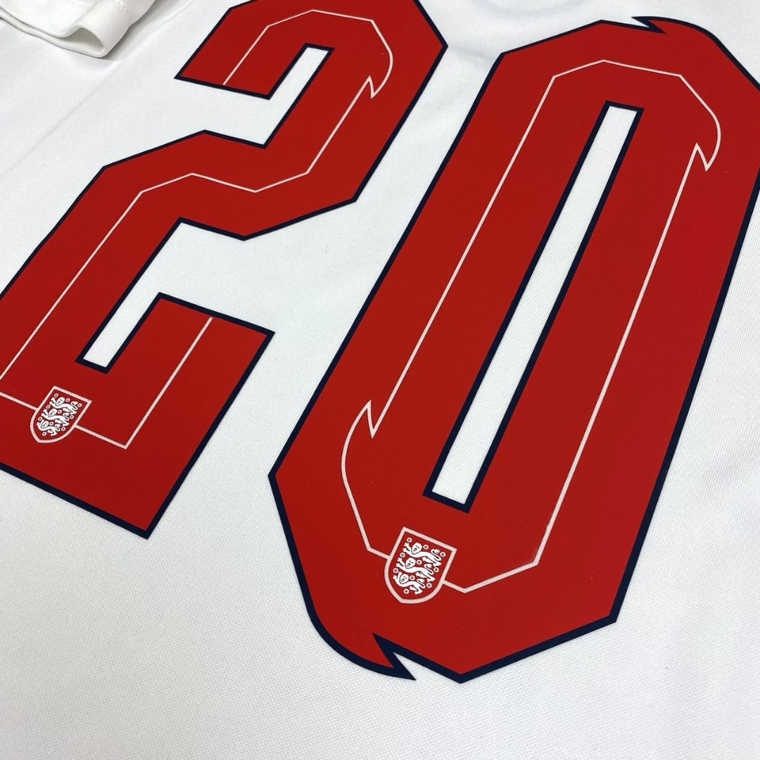 England 2020 European Championship Home Jersey