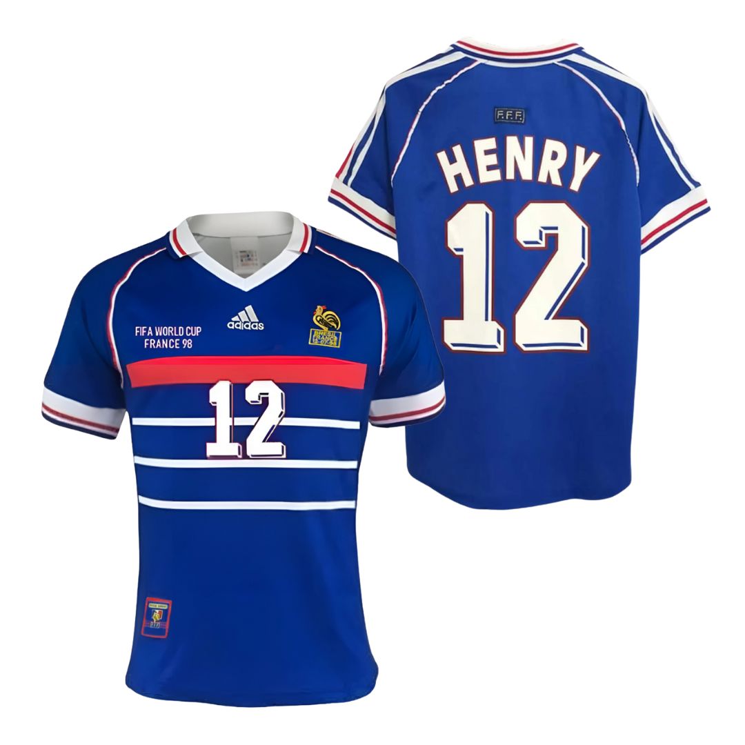 France 1998 World Cup Jersey Henry 12