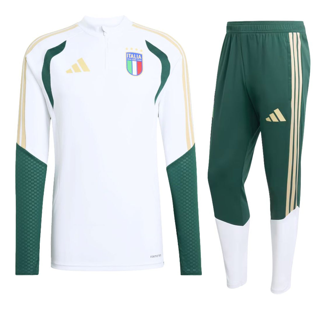 2026 Italy FIGC Training Tracksuit White