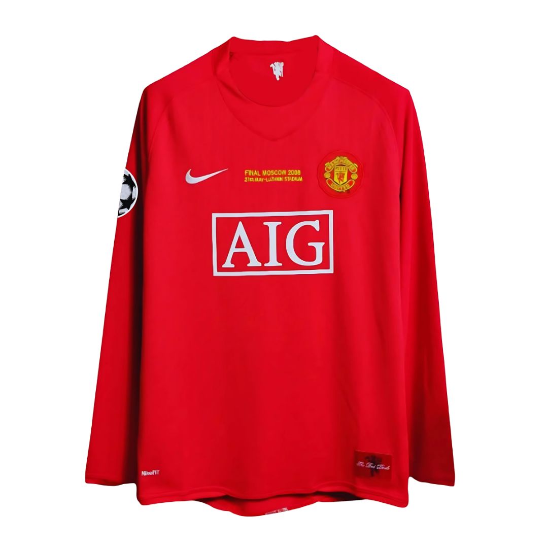 Manchester United 2008 Champions League L/Sleeve RONALDO 7
