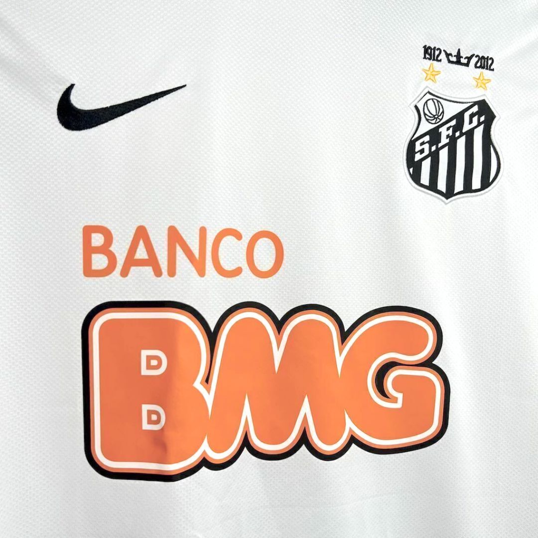 Neymar Jr. Santos FC Home Jersey 2011/12 Long Sleeve