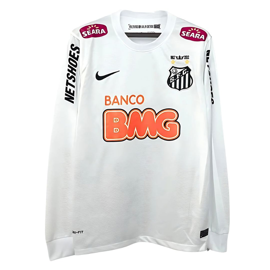 Neymar Jr. Santos FC Home Jersey 2011/12 Long Sleeve