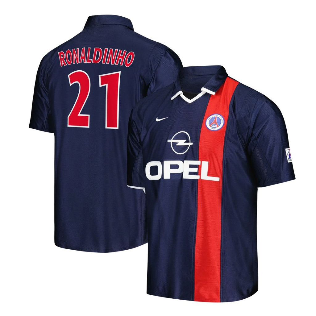 PSG 2001/02 Home Jersey – RONALDINHO #21