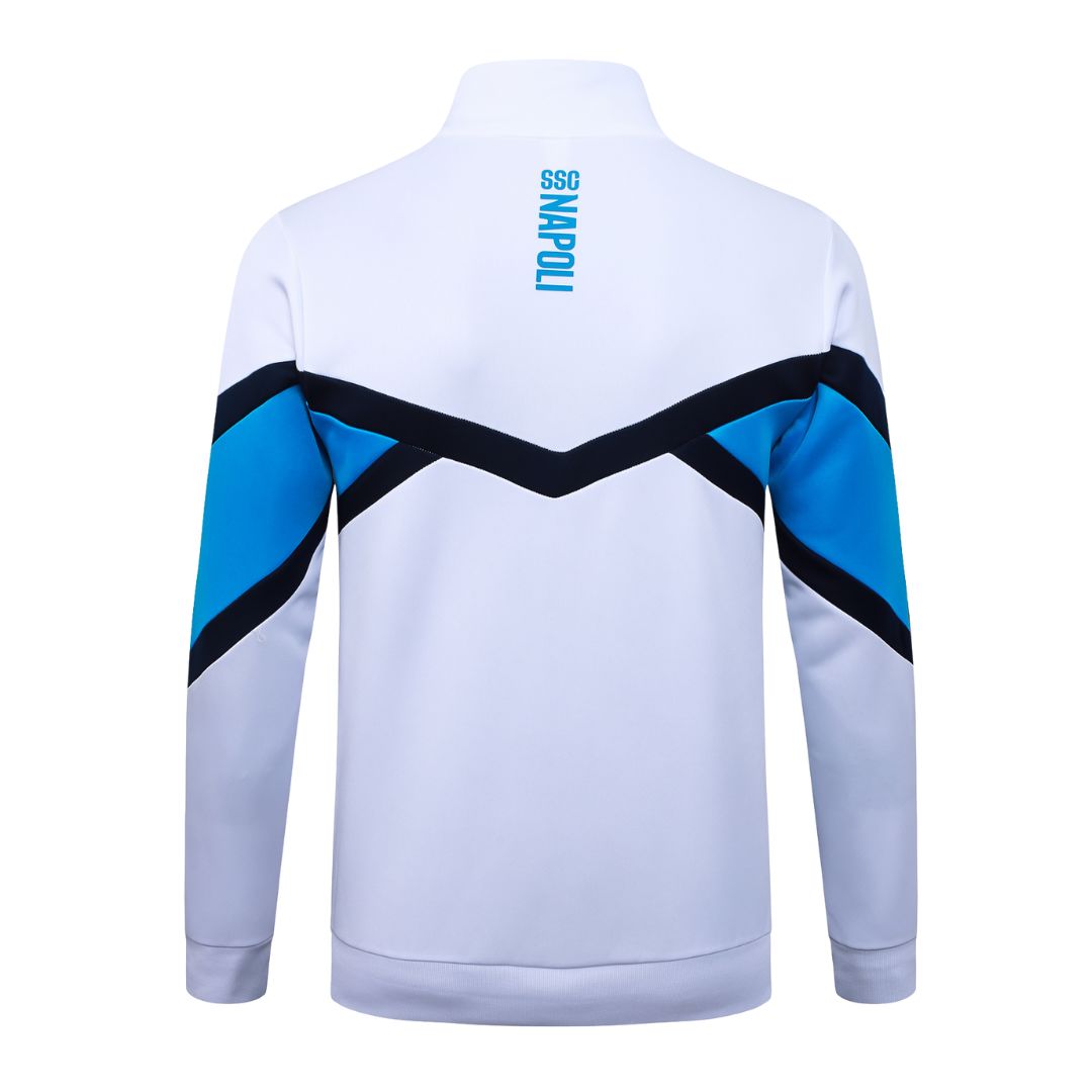 SSC NAPOLI TRACKSUIT 25/26 WHITE